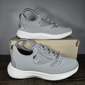 Vessi Everyday 2.0 Womens Size 7 Lace Up Waterproof Shoes Sneakers Grey